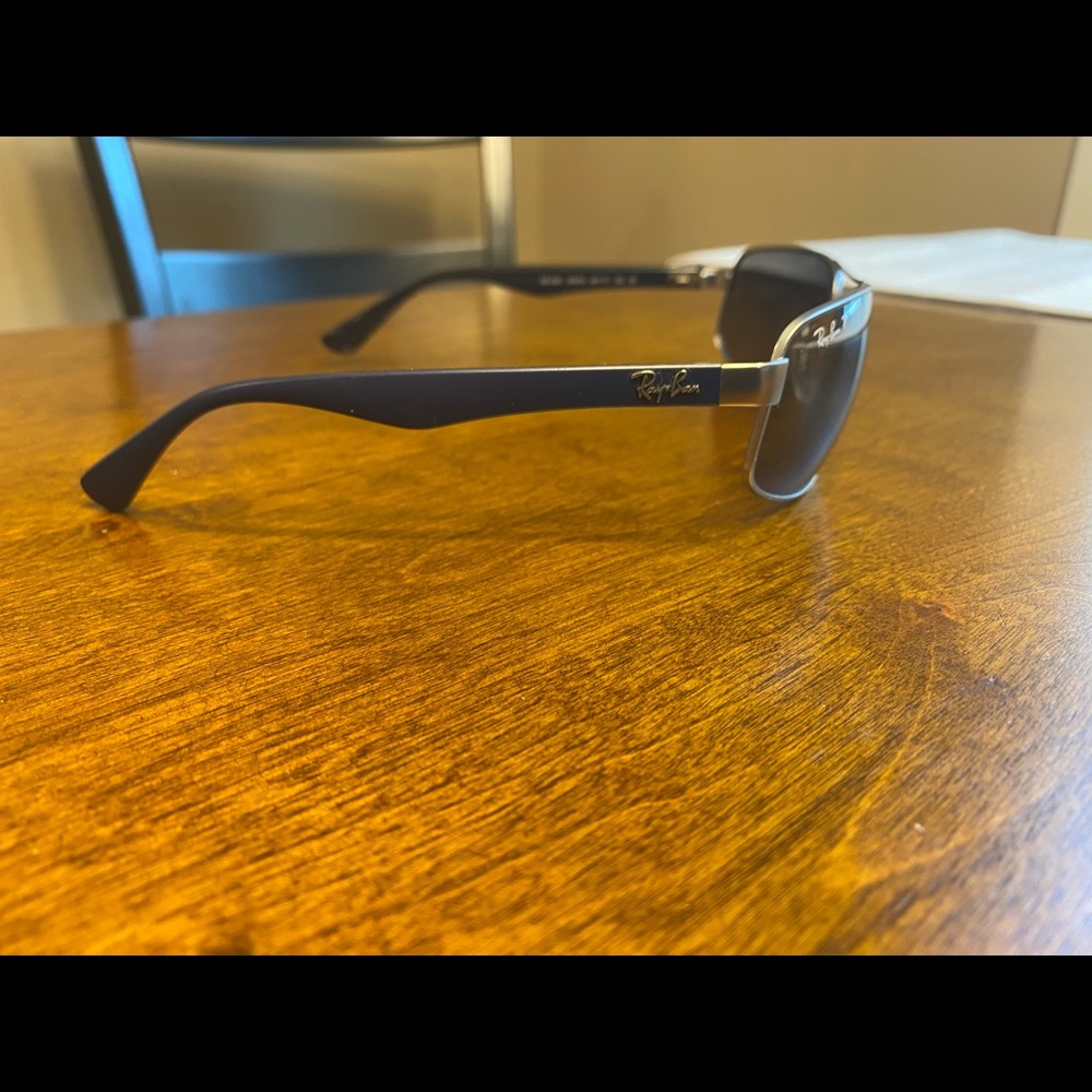 Ray Ban sunglasses.